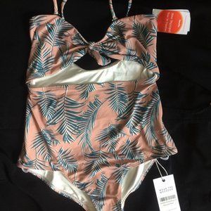 New one piece Teeink swimsuit cutout front M